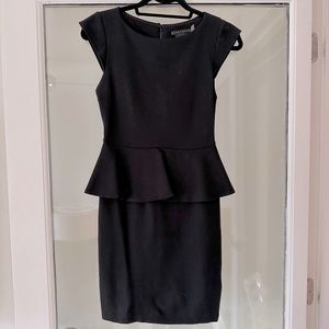 Black Alice and Olivia Cocktail dress with black zip back!